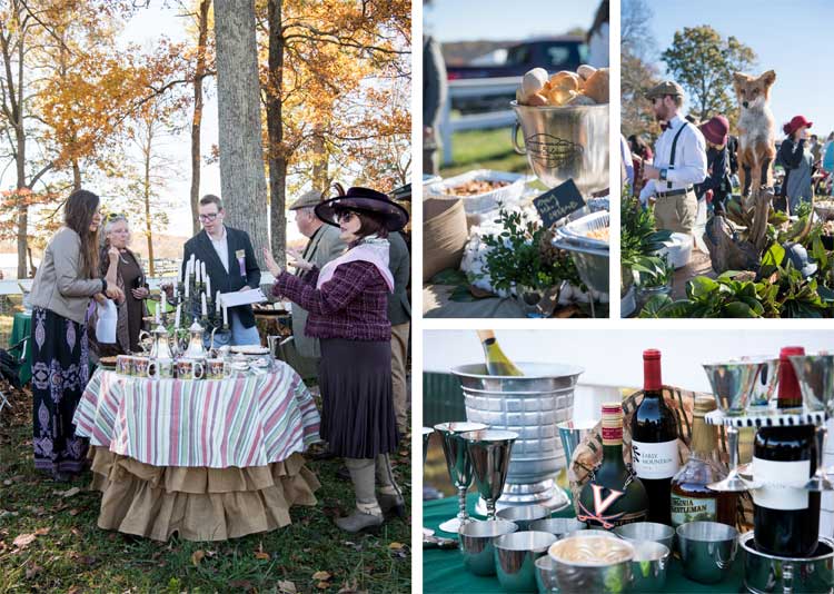 Guests at Montpelier Hunt Races in Autumn dressed fashionably for the season with elaborate tailgate parties.
