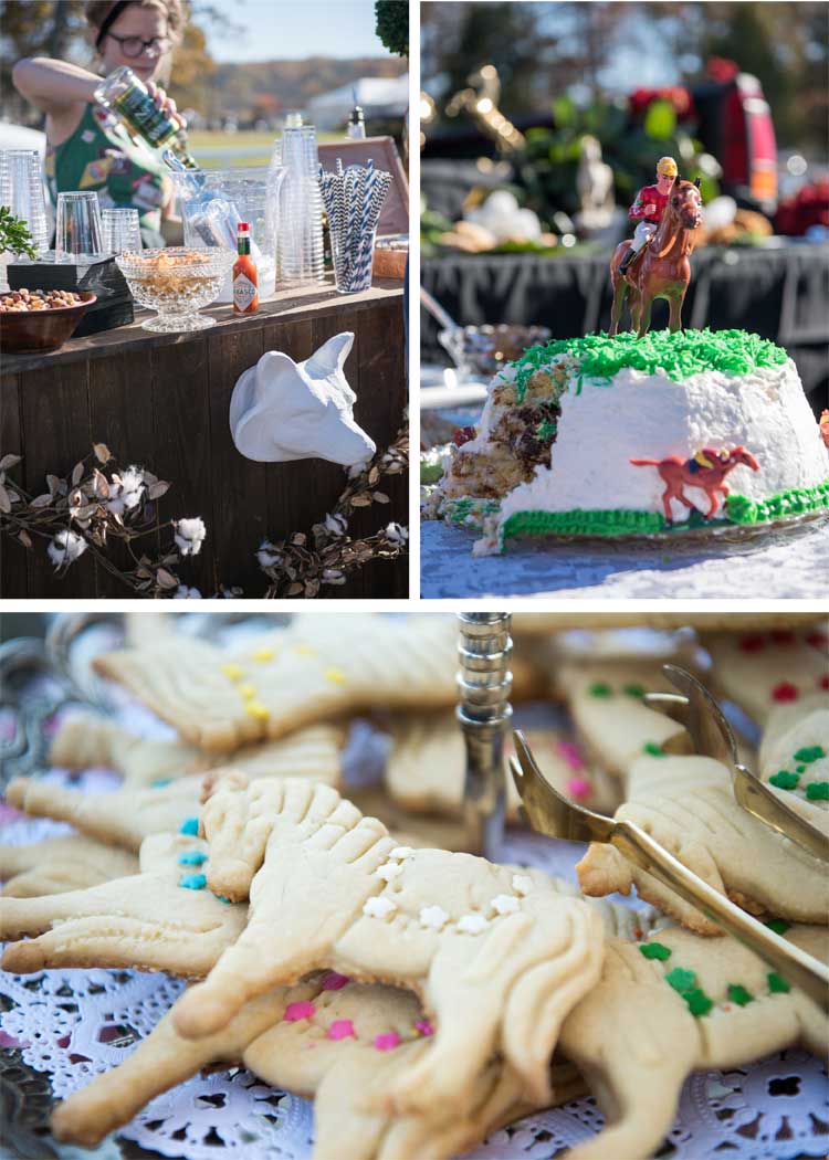 Fox, fox hunting, horse and equestrian themed food and decor for your next horse event party. 