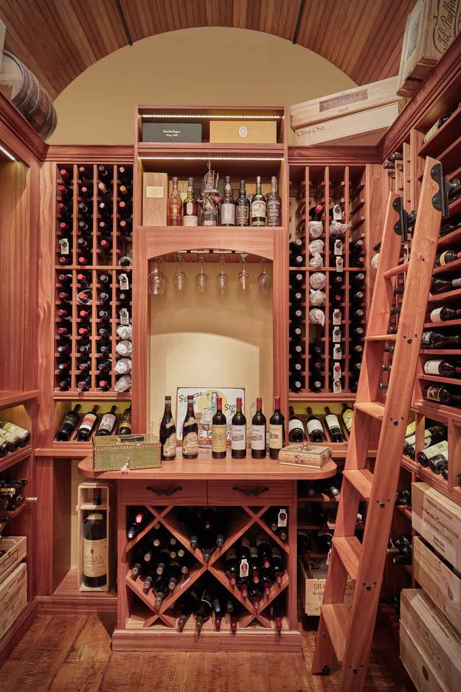 Wine storage for online small spaces