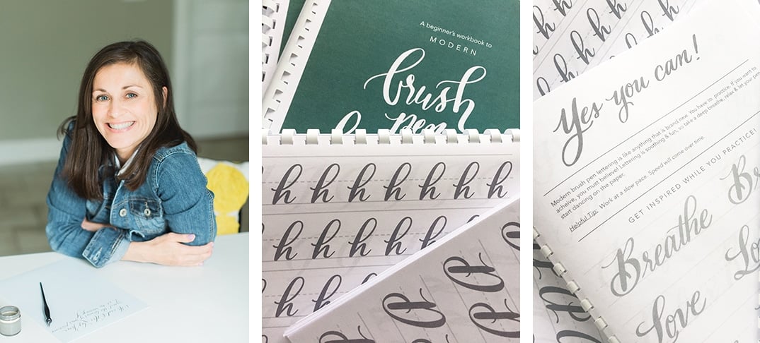 Coffee-Themed Intermediate Calligraphy Practice Workbook — Hoopla