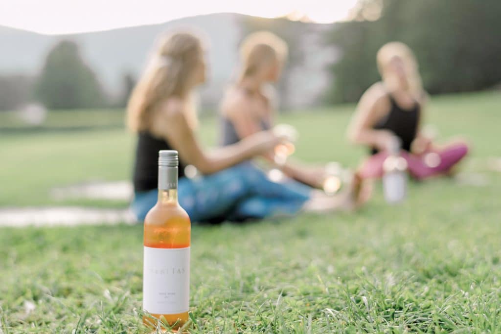 vineyard winery yoga veritas charlottesville virginia vineyard