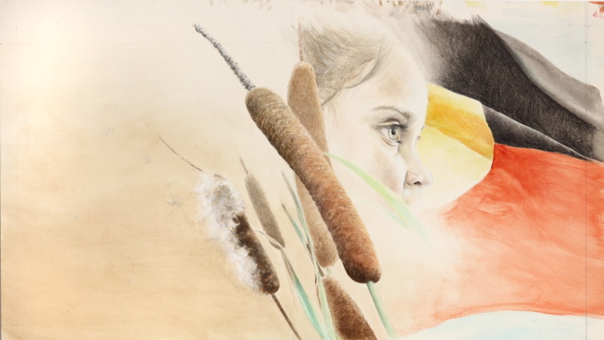 Dub Leffler painting at Kluge-Ruhe