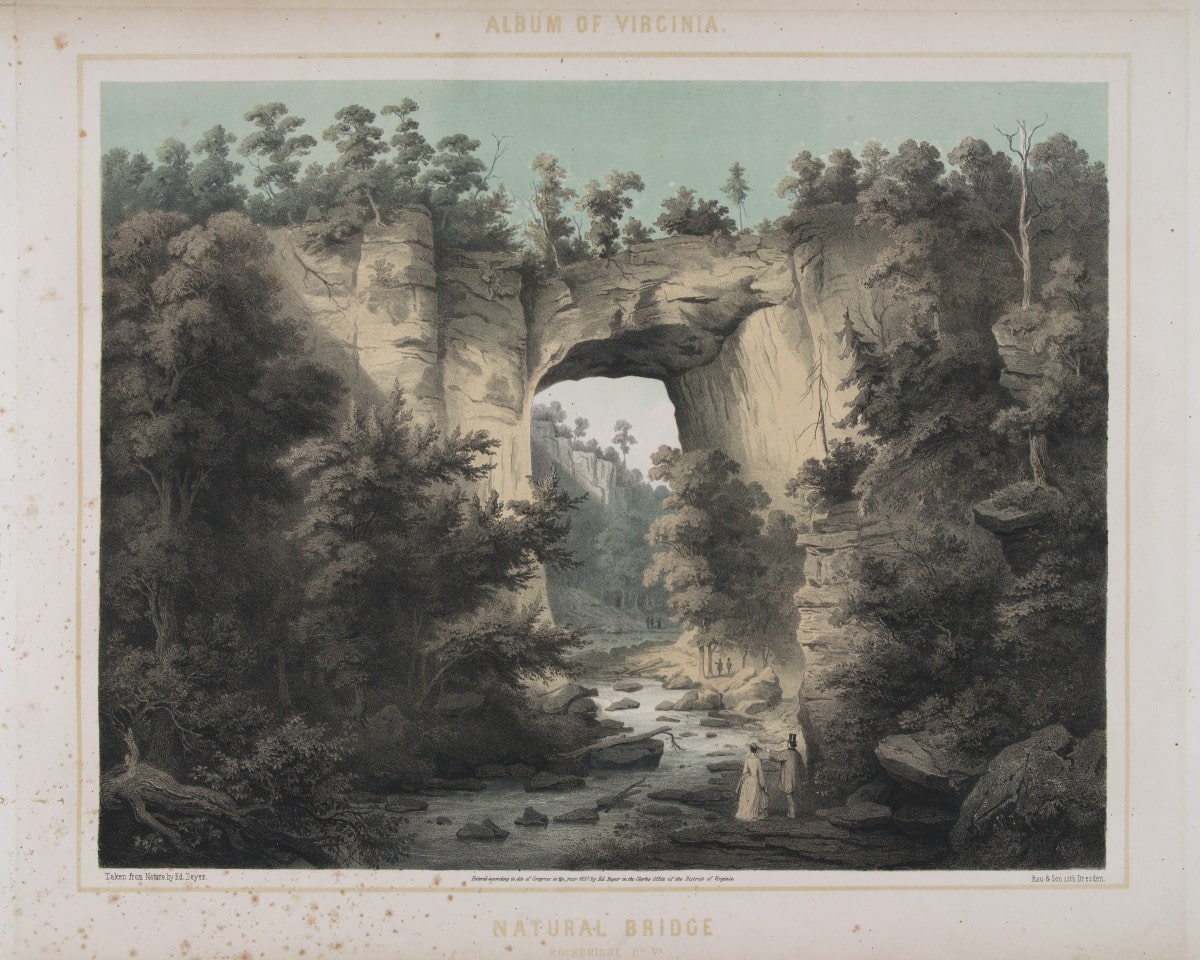 Virginia Natural Bridge artwork