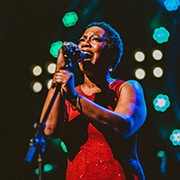 Richelle-Claiborne singing