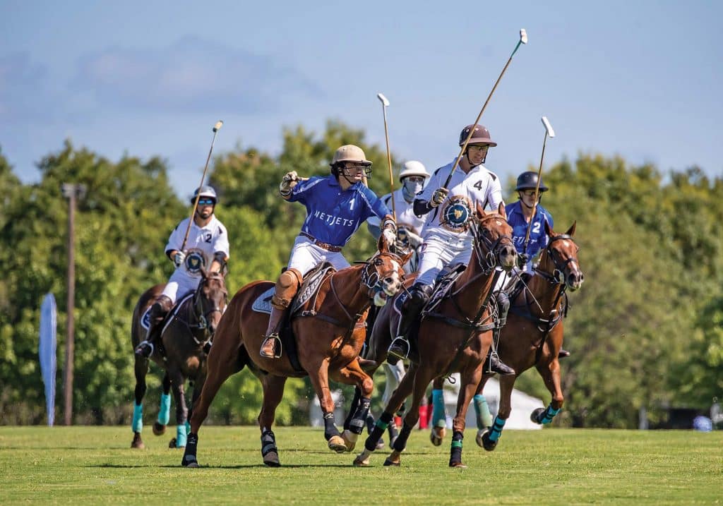 Twilight polo at Great Meadow polo field in The Plains, VA, © Image by Anthony Gibson