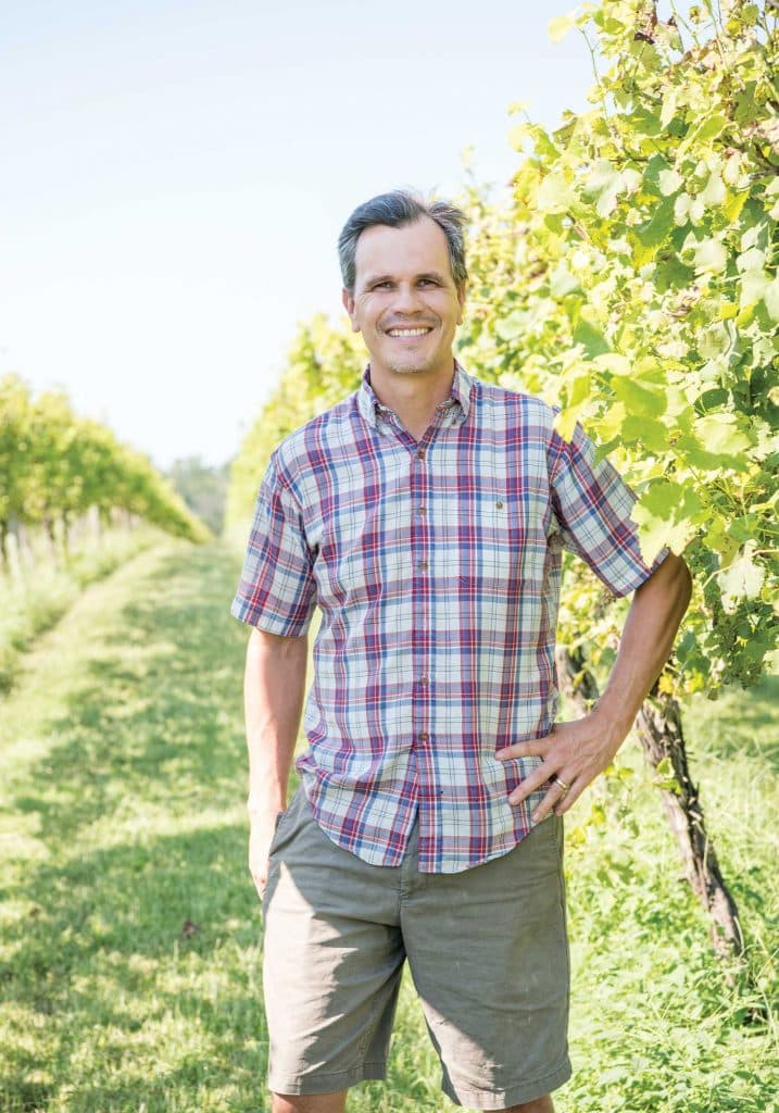 Keswick Vineyards' Winemaker Stephen Barnard