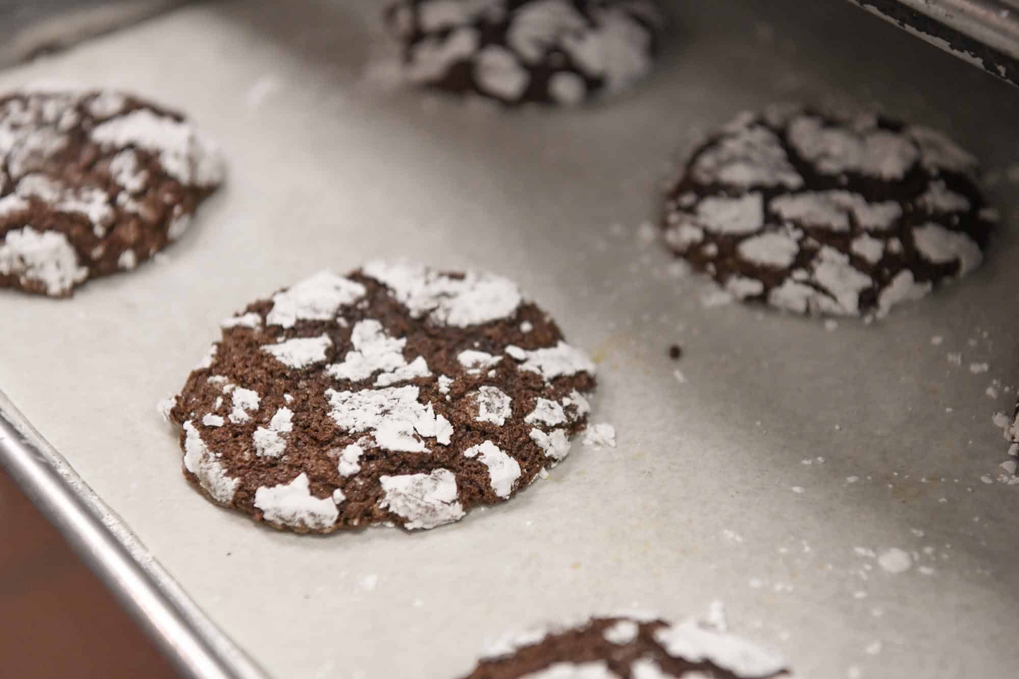 Dolce Chocolate Crinkle Cookies Recipe - Wine and Country Life