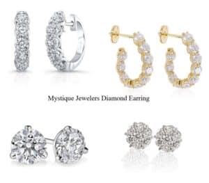 Mystique Jewelers diamond earrings