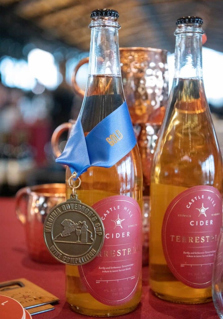 Castle Hill Cider 2022 Governor's Cup Gold
