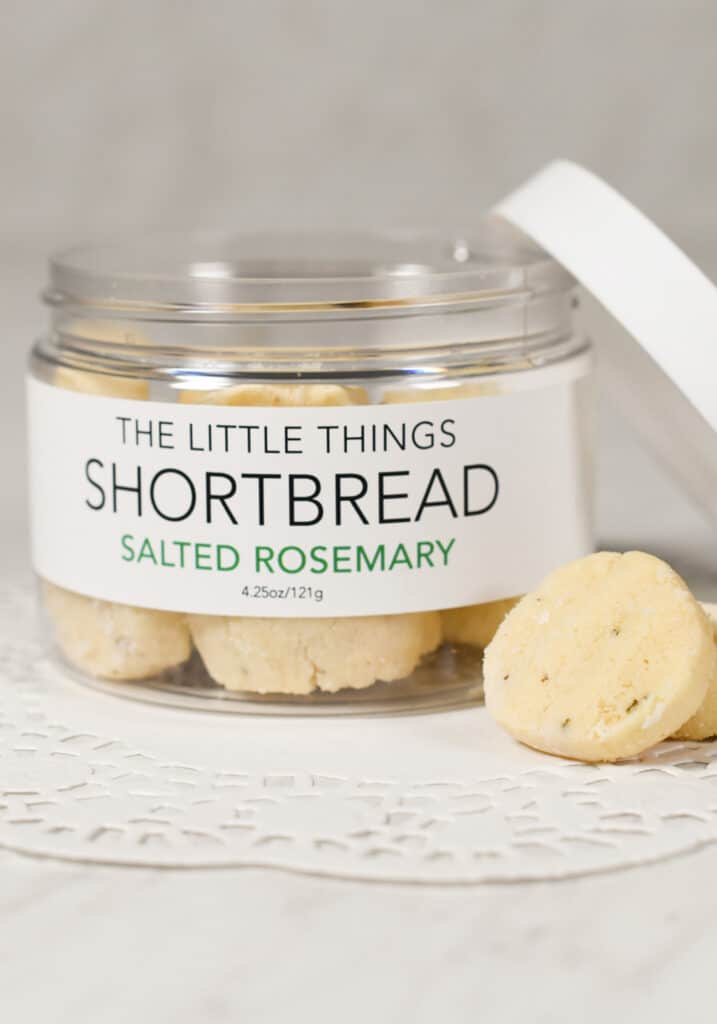 The Little Things Salted Rosemary Shortbread