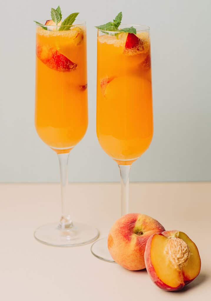 stock image peach cocktail