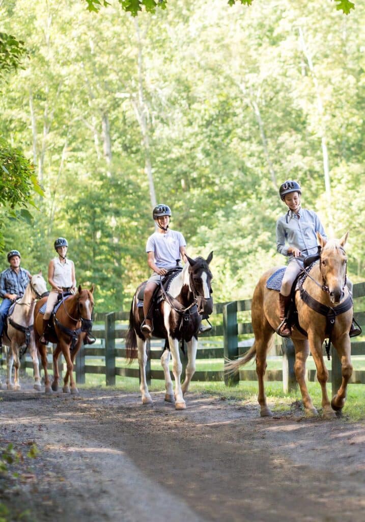 omni homestead resort romantic lodging horse horseback riding trail riding