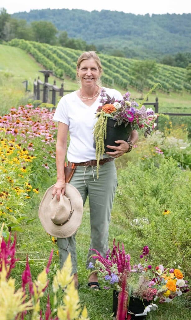 diane burns pippin hill farm and vineyards head horticulturalist