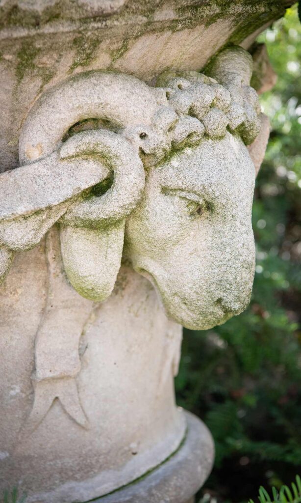 elizabeth locke statue ram sheep