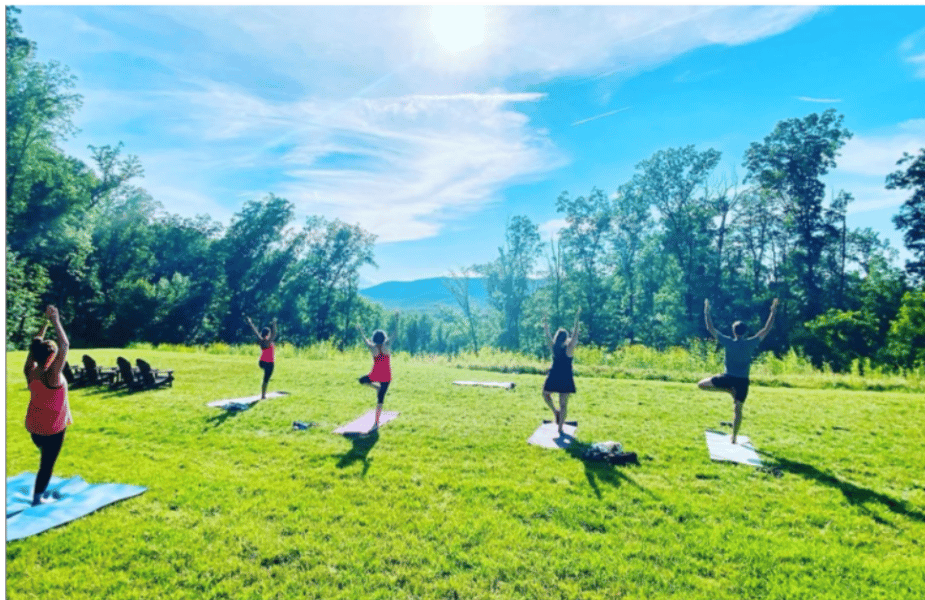 Yoga at Eastwood Farm & Winery