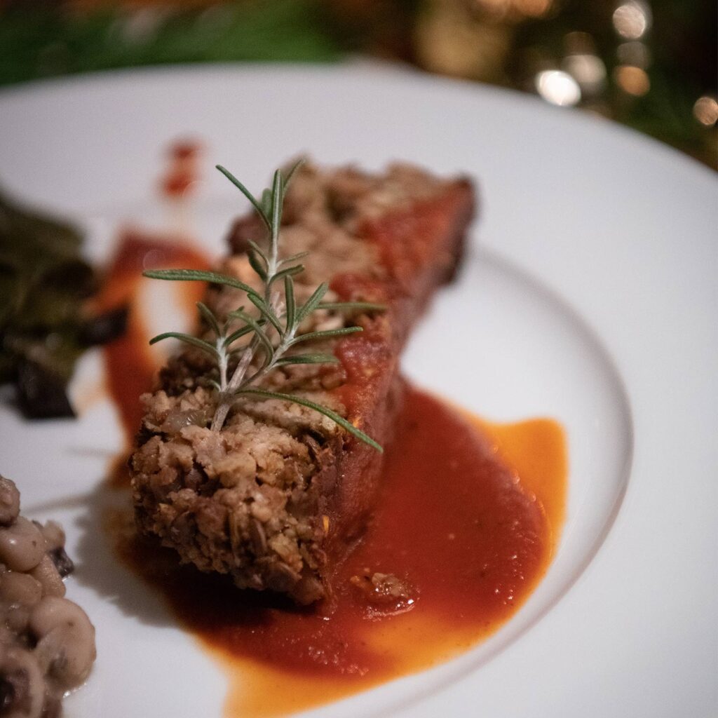 New Years Eve Dishes Lentil Oatloaf