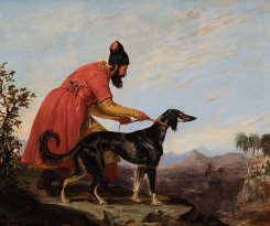 National Sporting Museum - dog collar painting