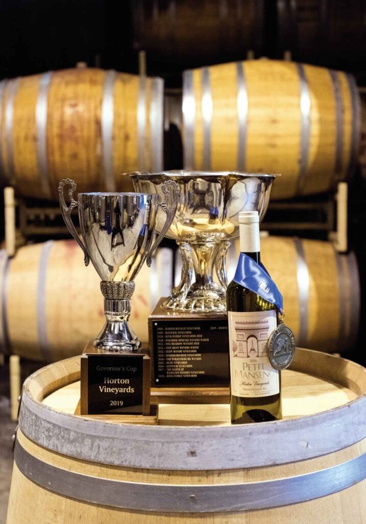 horton vineyards wine award