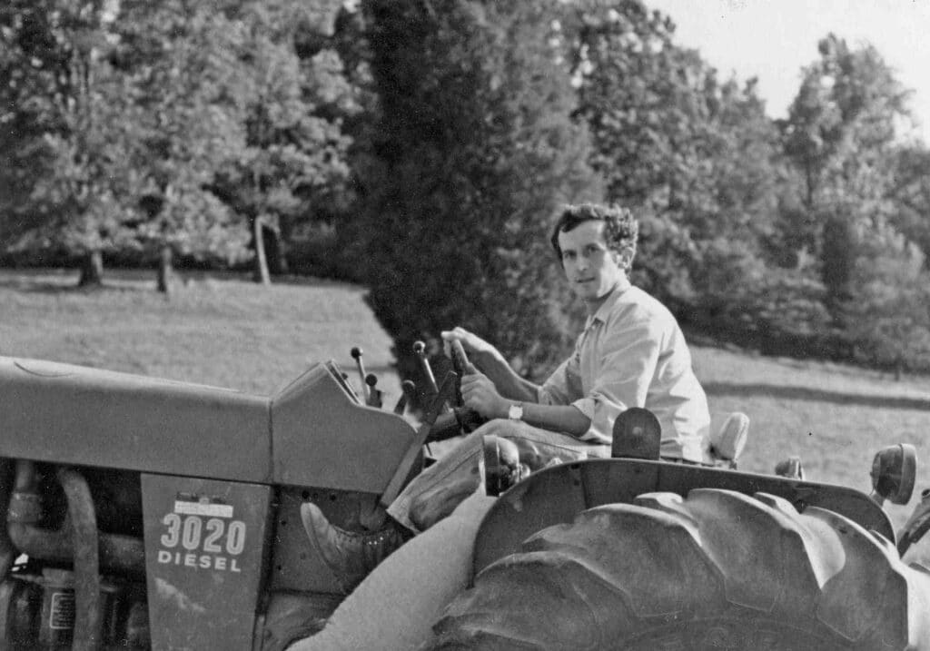 gabriele rausse on tractor