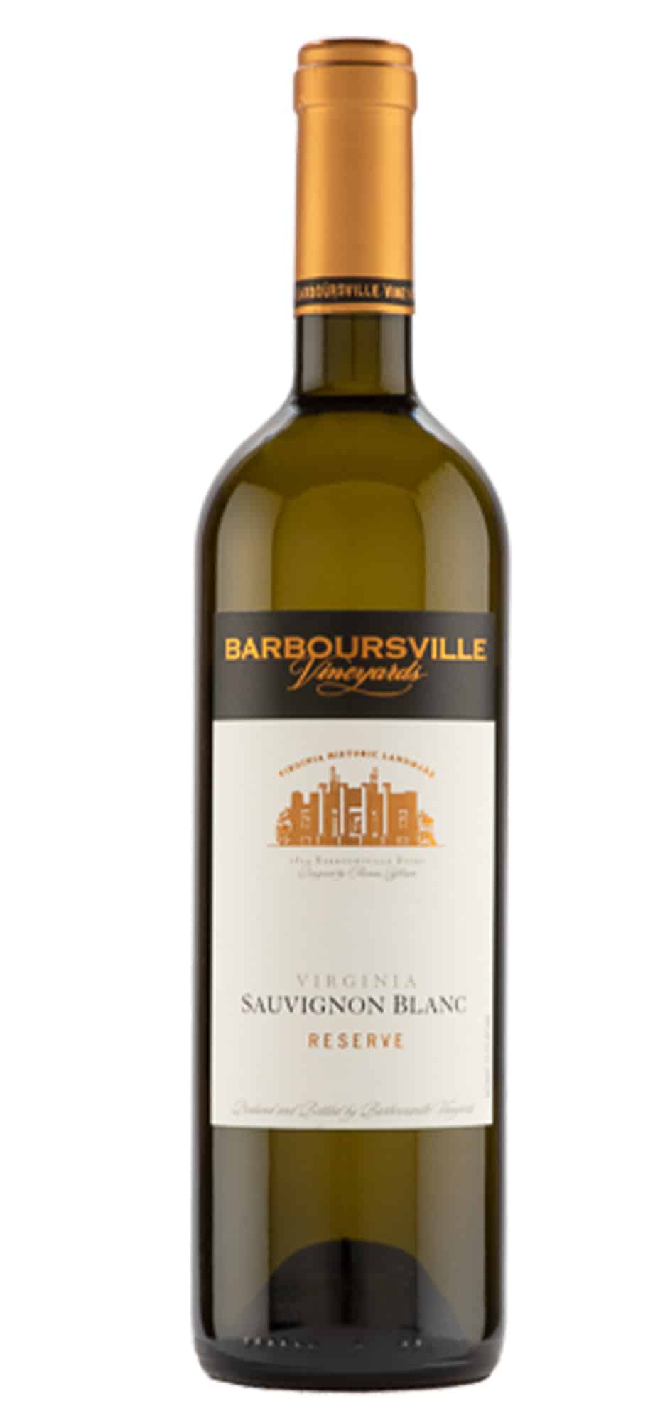 Barboursville Vineyards award-winning wine, Sauvignon Blanc bottle