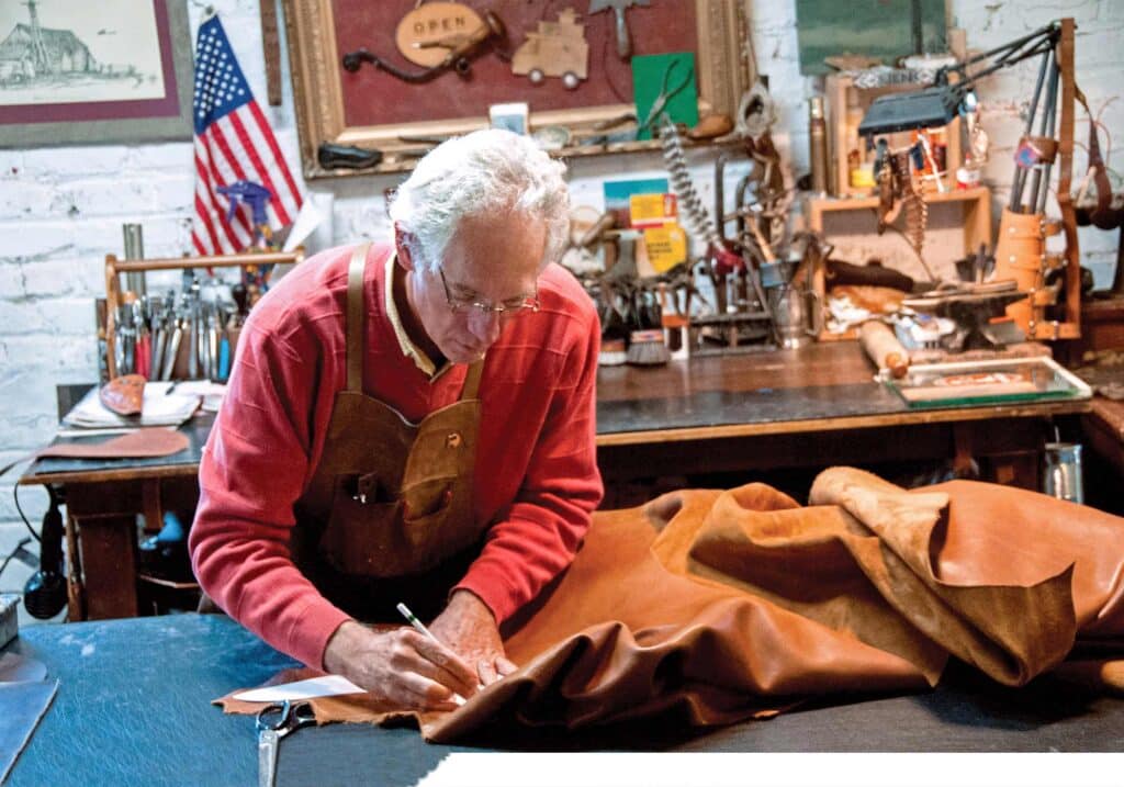 chuck pinnell custom leather artisan virginia