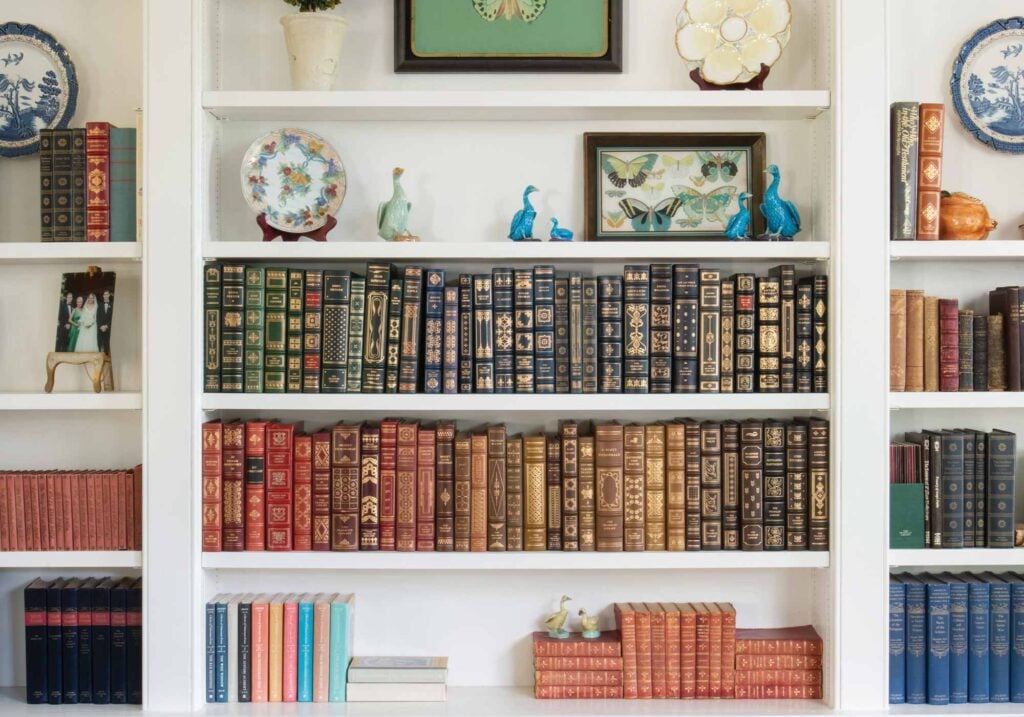 upper bundoran interior library bookshelf