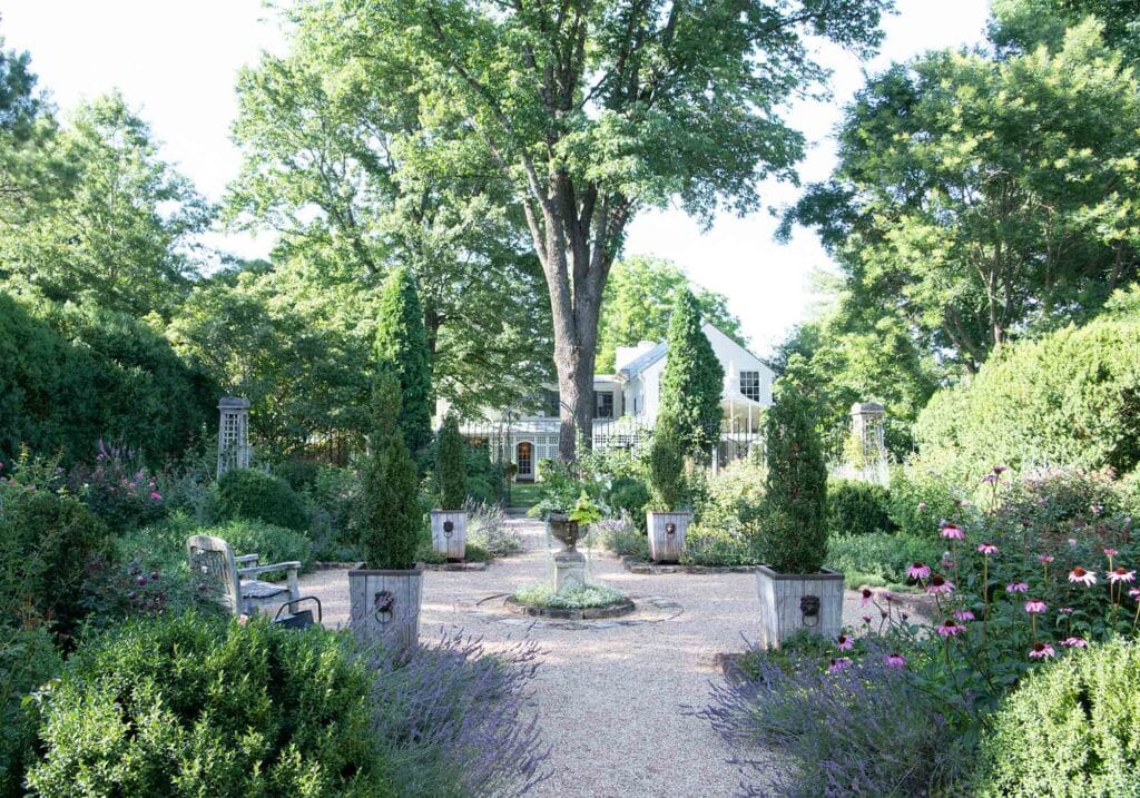 historic waterperry garden exterior