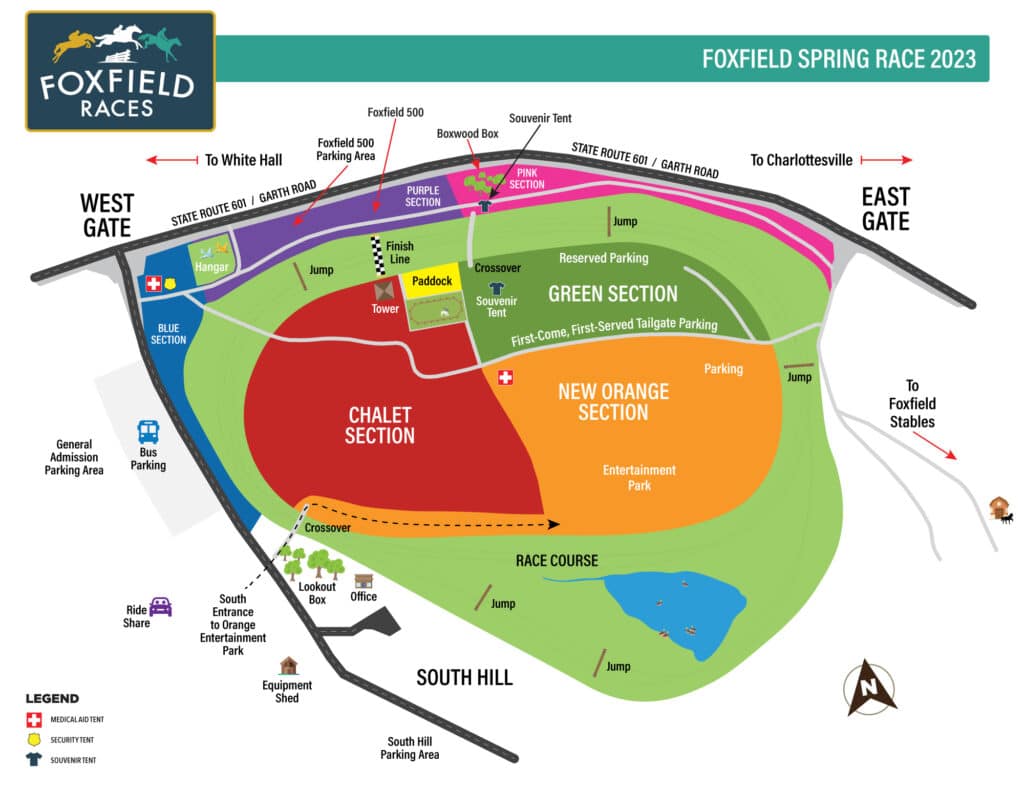 foxfield 2023 map
