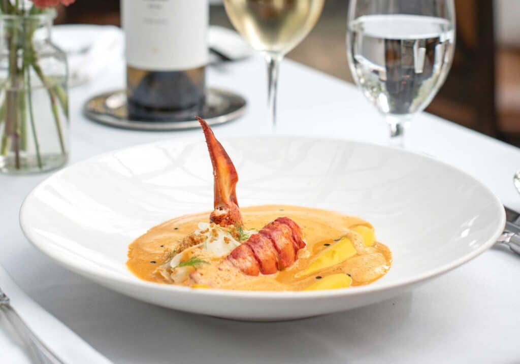 Lobster Bisque From Chef Jan Van Haute at the Goodstone Inn and Restaurant