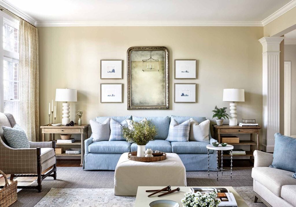 Photo of living room designed by Casey Sanford Interior Design