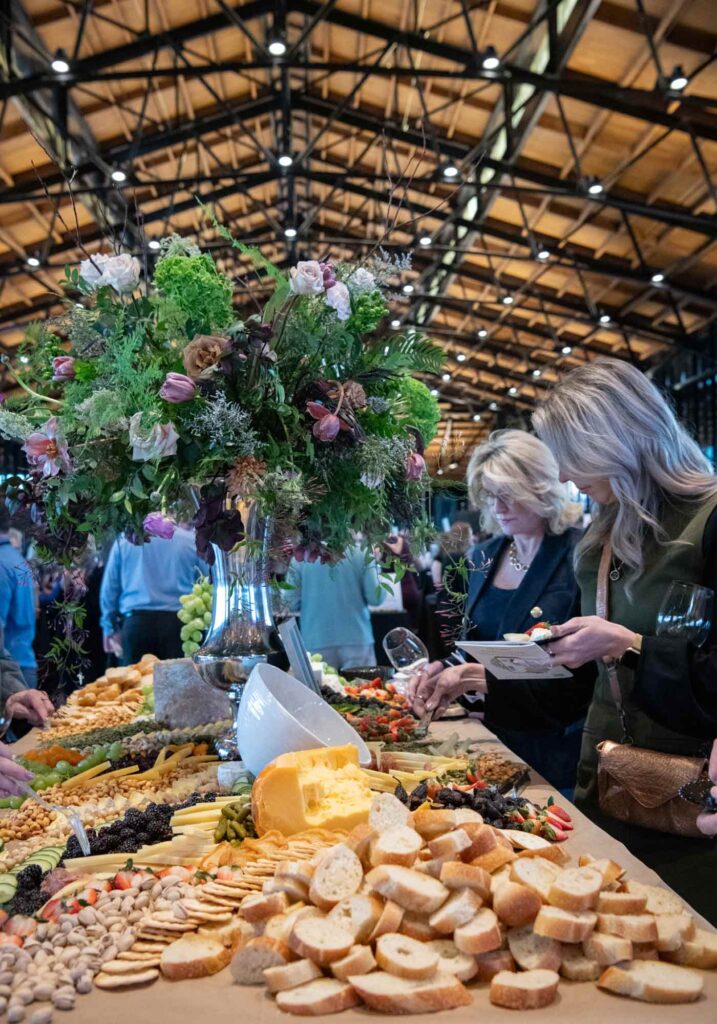 Photo of Charcuterie at 2024 Governor's Cup Gala in Richmond's Main Street Station.