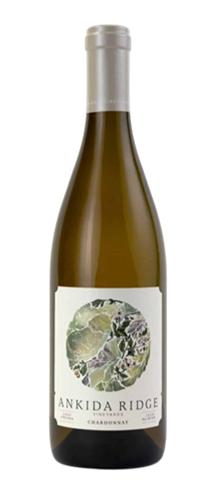 Bottle of Ankida Ridge Vineyards 2022 Chardonnay, Gold Medal, Virginia Governor's Cup Wine Competition.