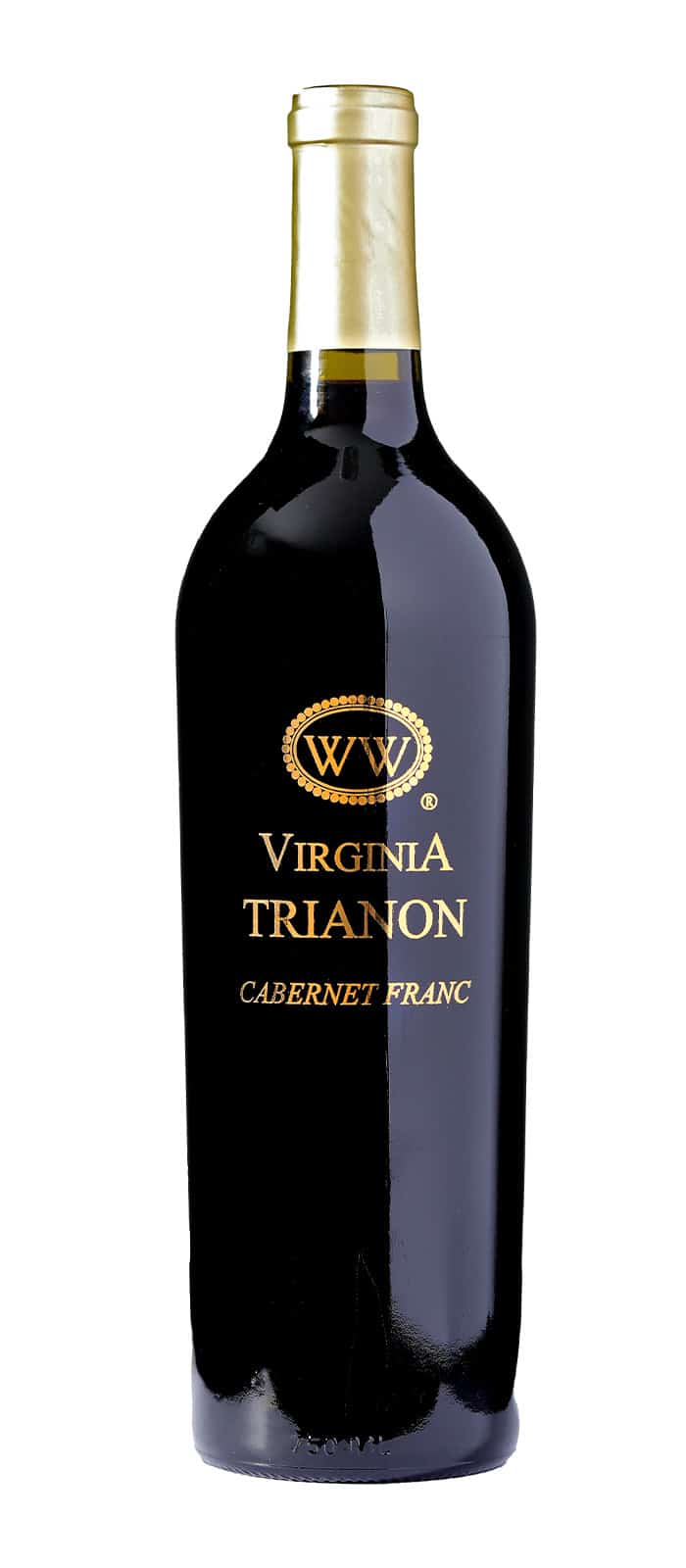 Williamsburg Winery's 2019 Trianon Cabernet Franc, Gold Medal, Virginia Governor's Cup Wine Competition.
