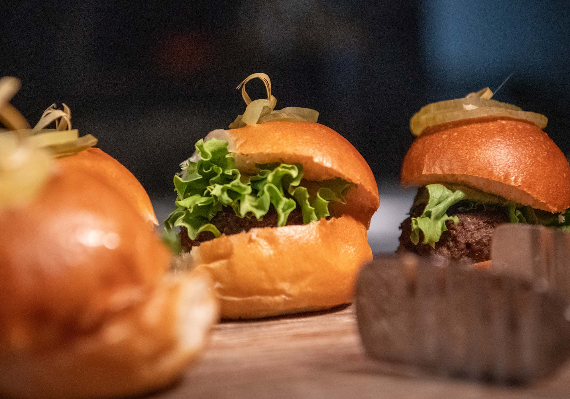 Burger sliders at the 2025 Monticello Cup Awards Ceremony