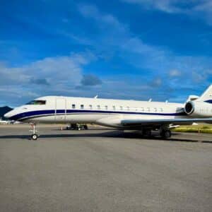 private jet on a tarmac