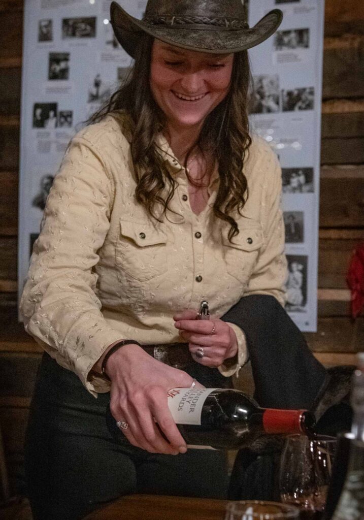 Portrait of Nicole Godley, founder and operator of Bearcat Stables near Vail Colorado