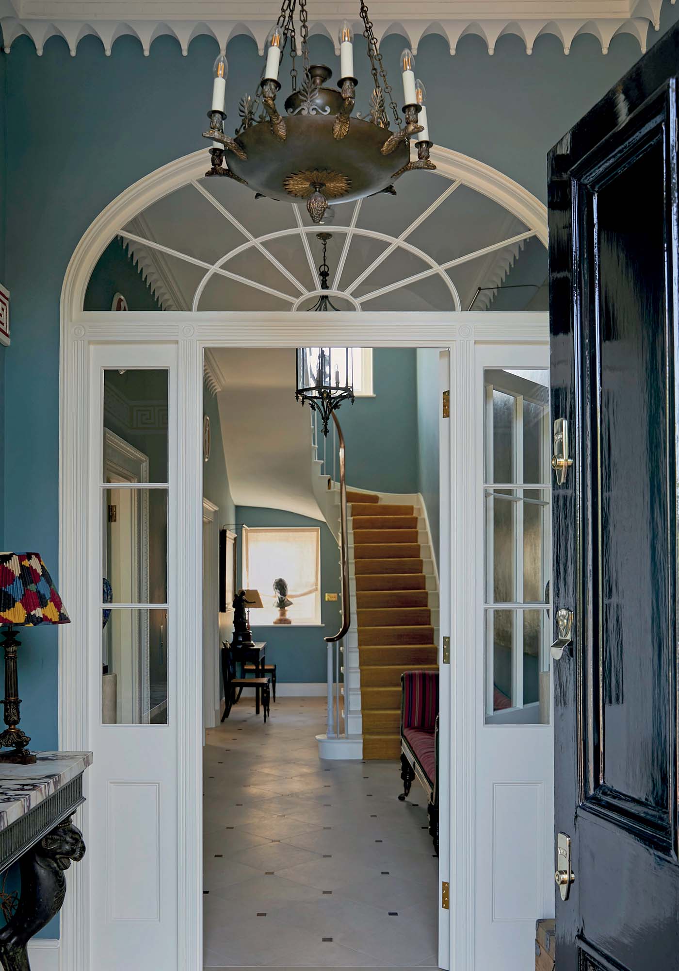 Traditional architectural moldings and refined interiors from An English Vision book