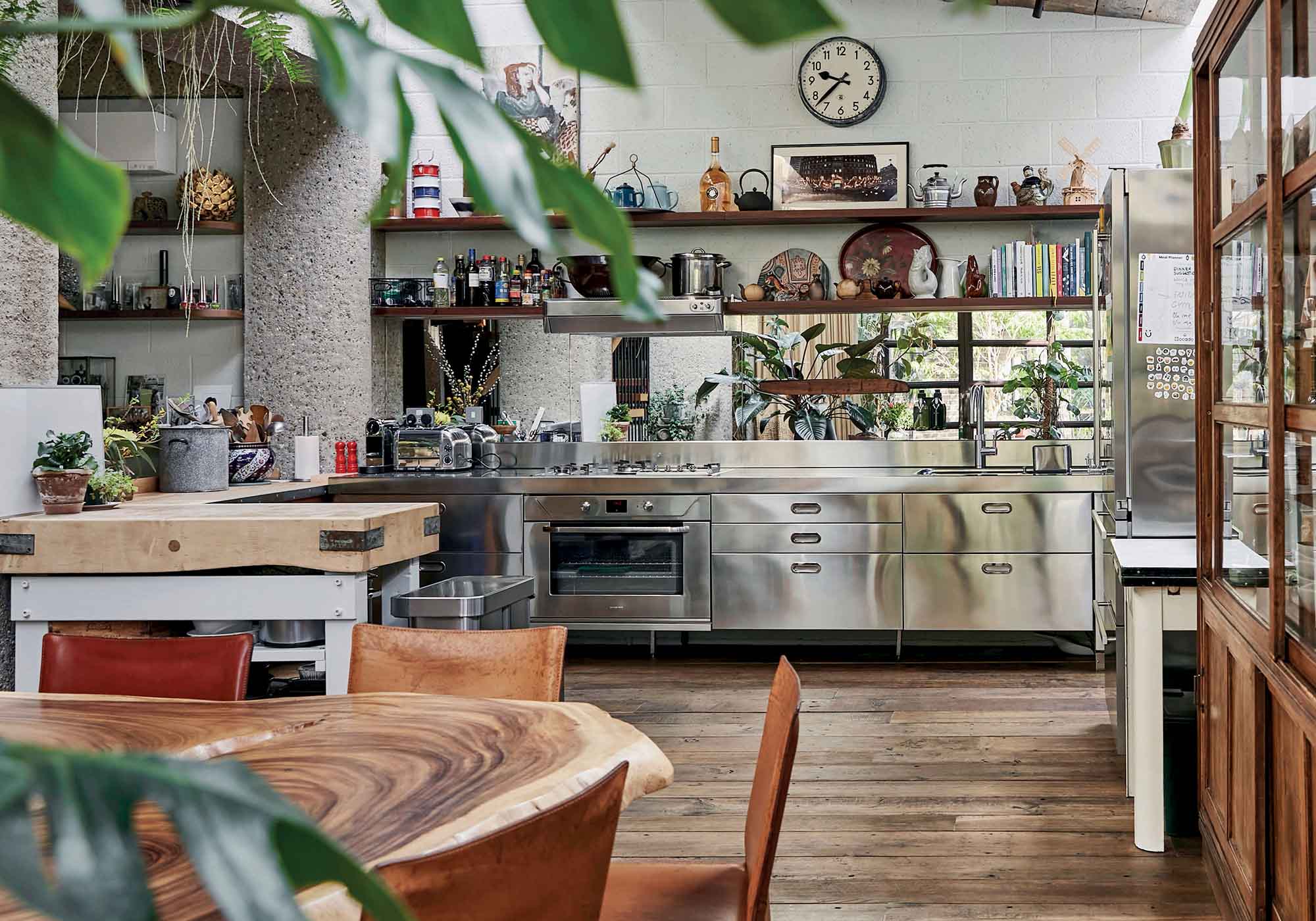 Kitchen interior combining classic architecture and modern function, from An English Vision