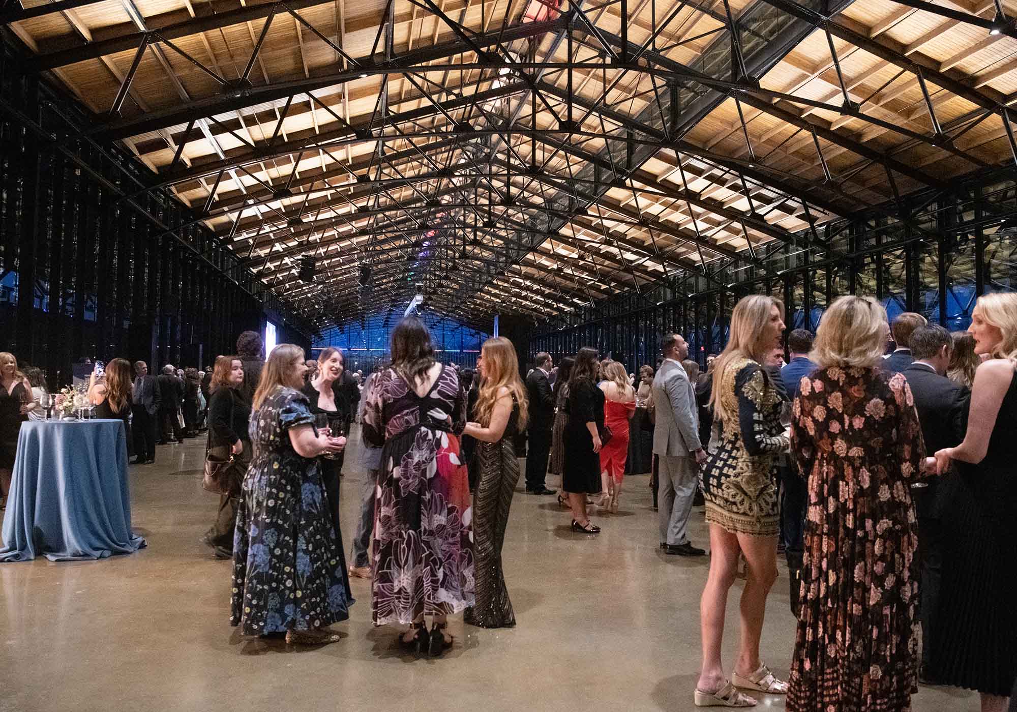 Guests mingling at the Virginia Governor's Cup