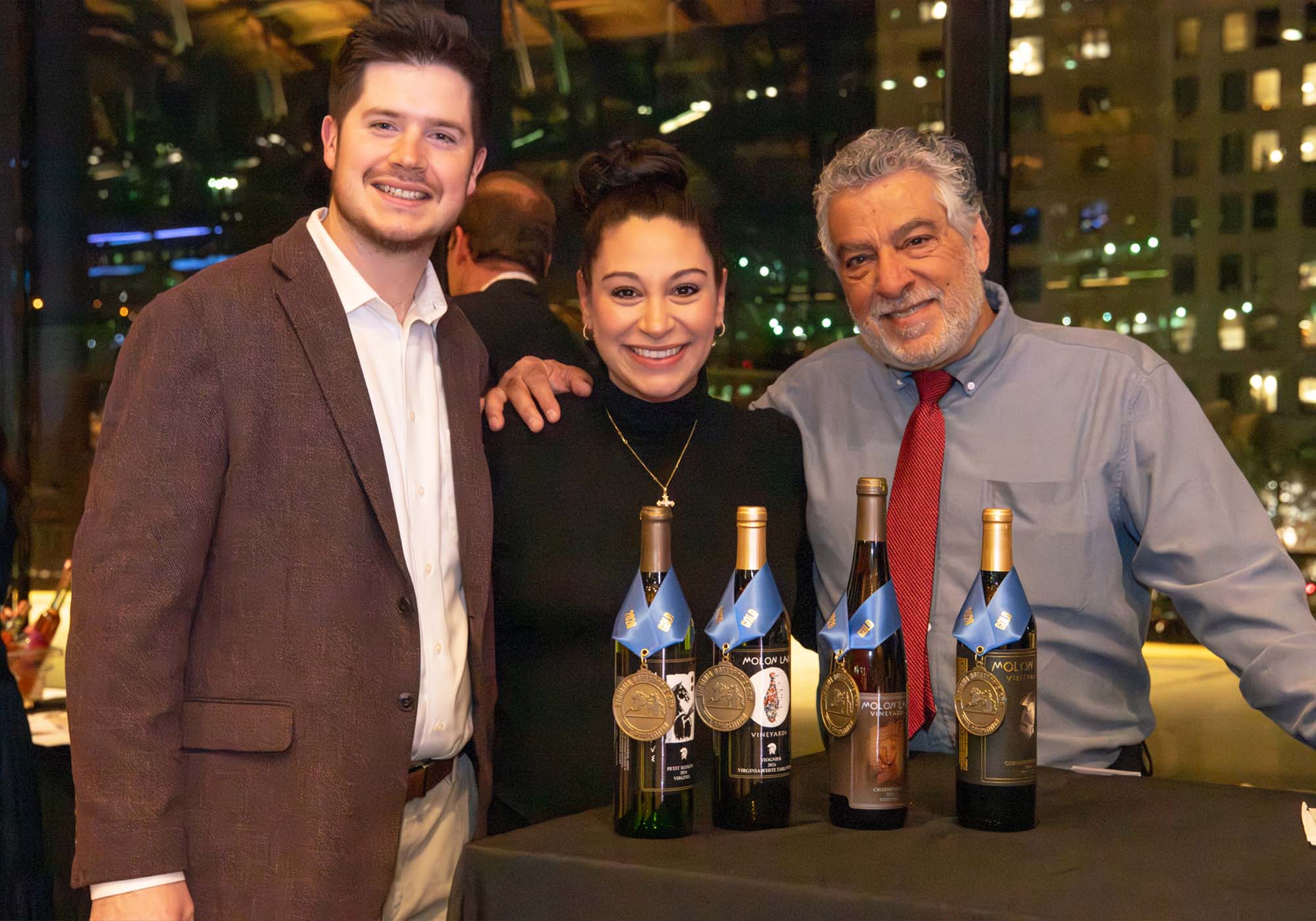 The Papadopoulos Family of Molon Lave Vineyards and Mediterranean Cellars at the 2026 Virginia Governor's Cup