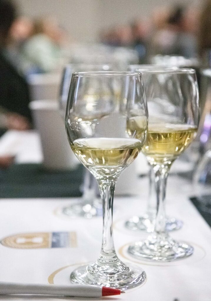 White wines of the 2026 Virginia Governor's Cup Case at the 2026 Eastern Winery Exposition