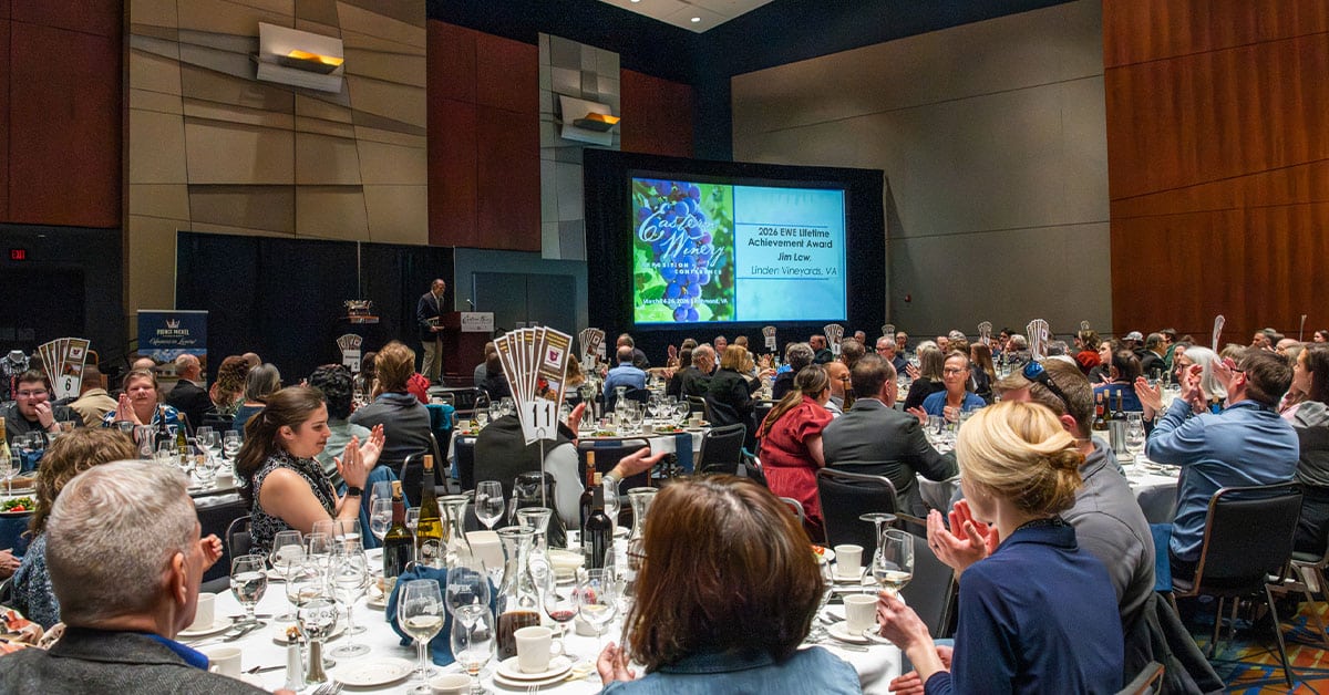 Virginia wine industry professionals gathering at the Eastern Winery Exposition trade show