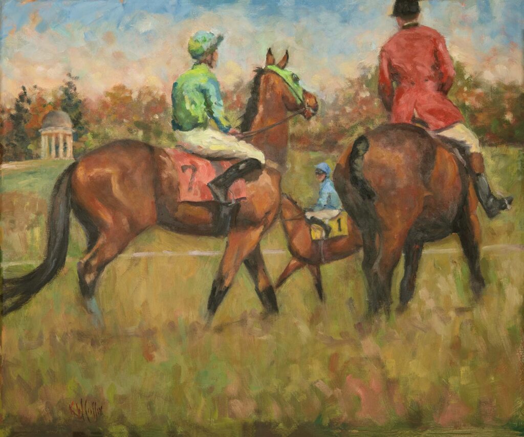 Montpelier Hunt Races 2026 Official Poster Art by Kelly Coffin